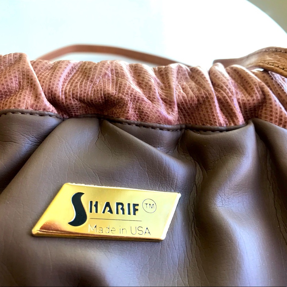 SHARIF Vintage Authentic  Leather Bag EUC! - Picture 2 of 14